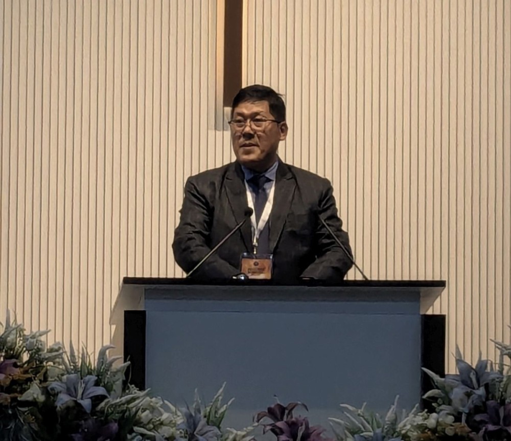 Rev Ayang addresses the gathering during the 39th Youth Fellowship Ao Council NCRC Convention on January 11 held at Ao Christian Revival Church (ACRC), Dimapur.